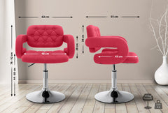 Lounger Dublin Stoff - rot