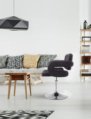 Lounger Dublin Stoff - schwarz