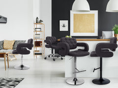 Lounger Dublin Stoff - schwarz