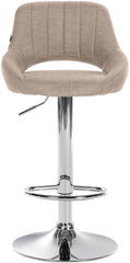 2er Set Barhocker Milet Stoff C - taupe