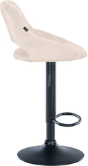 2er Set Barhocker Milet Stoff B - creme
