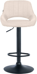 2er Set Barhocker Milet Stoff B - creme