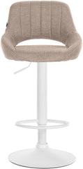 2er Set Barhocker Milet Stoff W - taupe