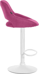 2er Set Barhocker Milet Stoff W - lila