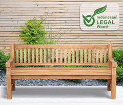 Teakbank Jackson V2 200 cm - teak