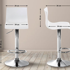 Barhocker Hoover C - weiß - InfinityMarket