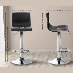 Barhocker Hoover C - schwarz - InfinityMarket