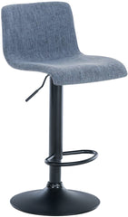 Barhocker Hoover Stoff B - blau