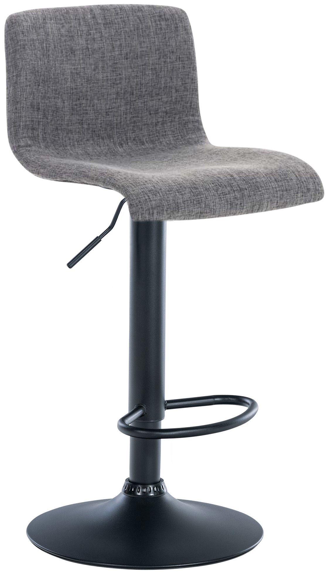 Barhocker Hoover Stoff B - hellgrau