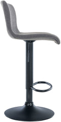 Barhocker Hoover Stoff B - hellgrau