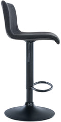 Barhocker Hoover Stoff B - schwarz
