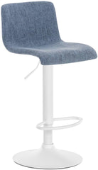 Barhocker Hoover Stoff W - blau
