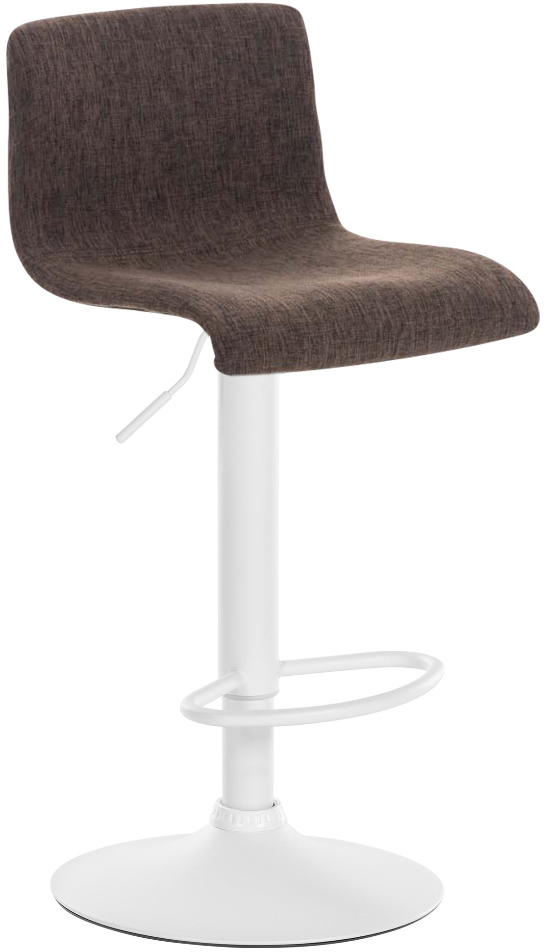 Barhocker Hoover Stoff W - braun