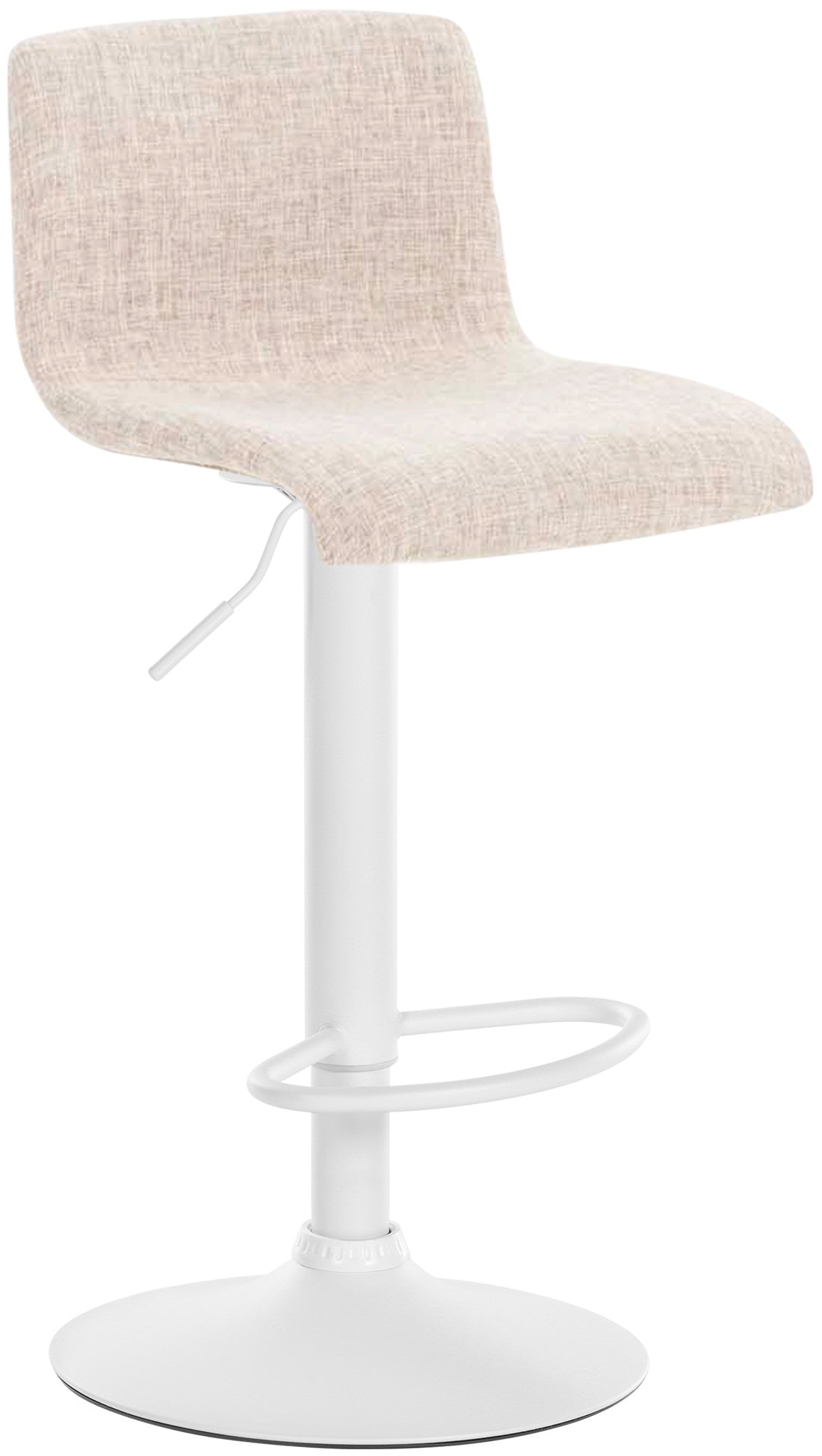 Barhocker Hoover Stoff W - creme