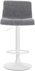 Barhocker Hoover Stoff W - hellgrau
