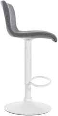 Barhocker Hoover Stoff W - hellgrau