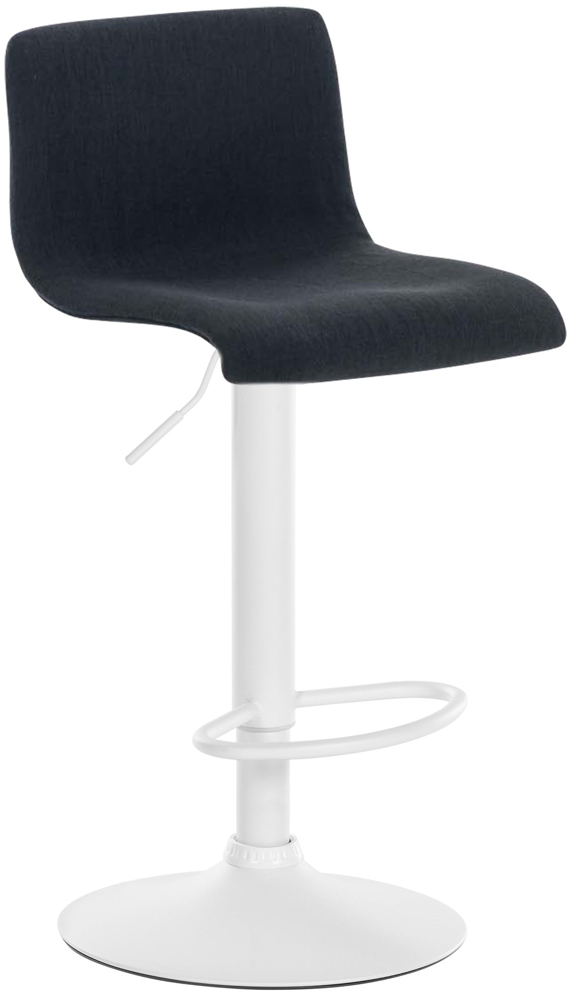 Barhocker Hoover Stoff W - schwarz