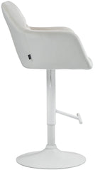 Barhocker Natoma Samt wei� - creme