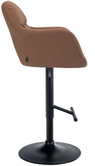 Barhocker Natoma Kunstleder schwarz - hellbraun