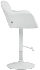 Barhocker Natoma Kunstleder wei� - wei�