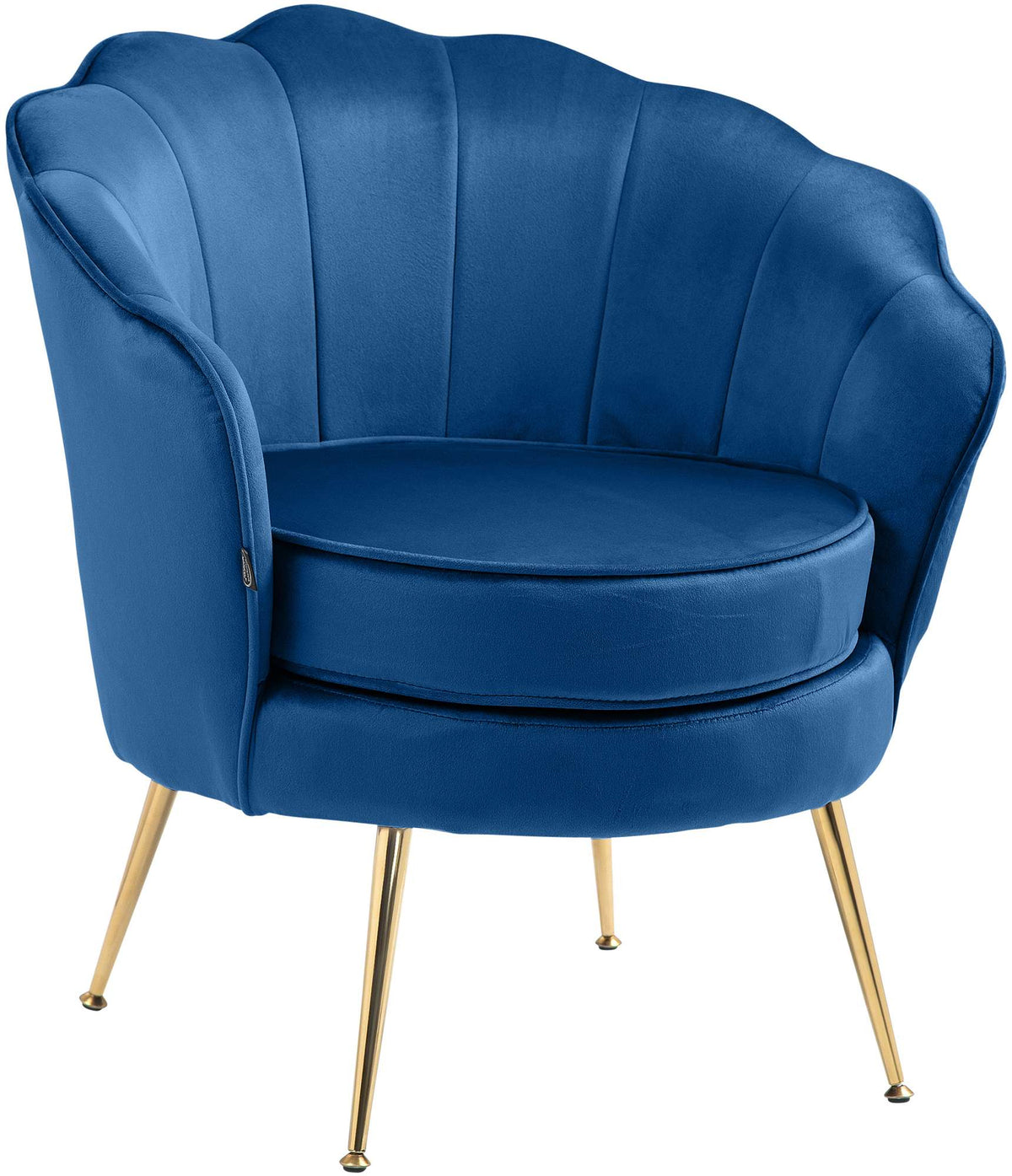 Stuhl Rosita Samt - blau