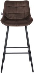 Barhocker Weston Samt - braun