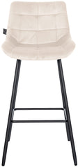 Barhocker Weston Samt - creme