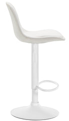 Barhocker Kiel Vollgepolstert Kunstleder wei� - wei�