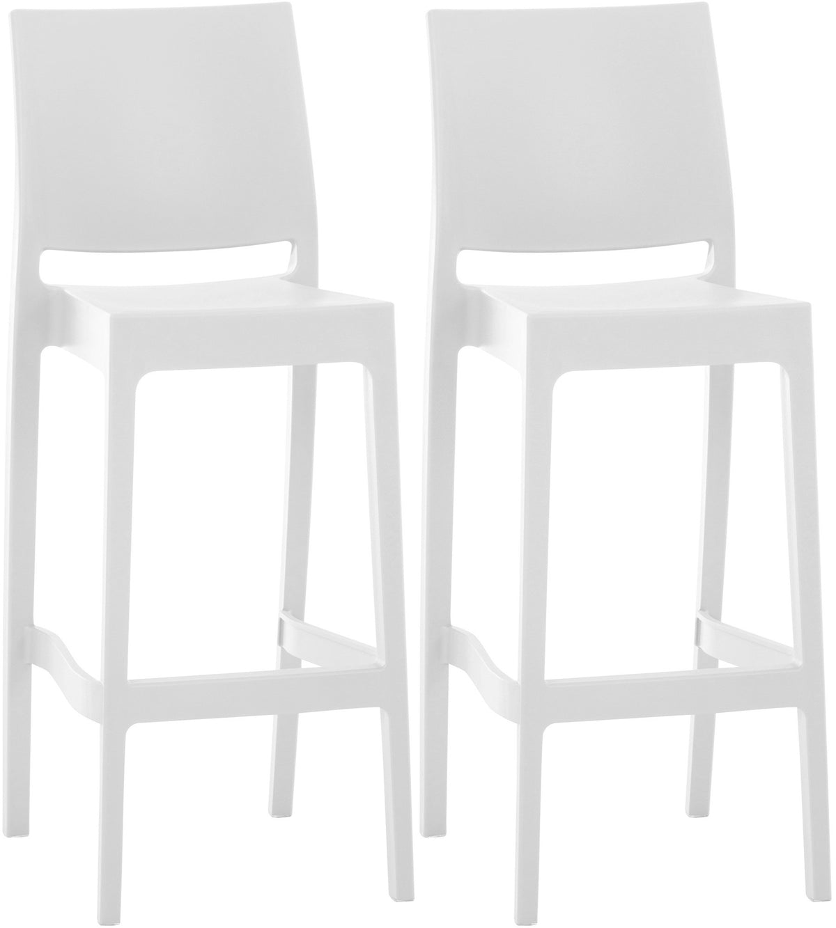 2er Set Barhocker Maya - wei�