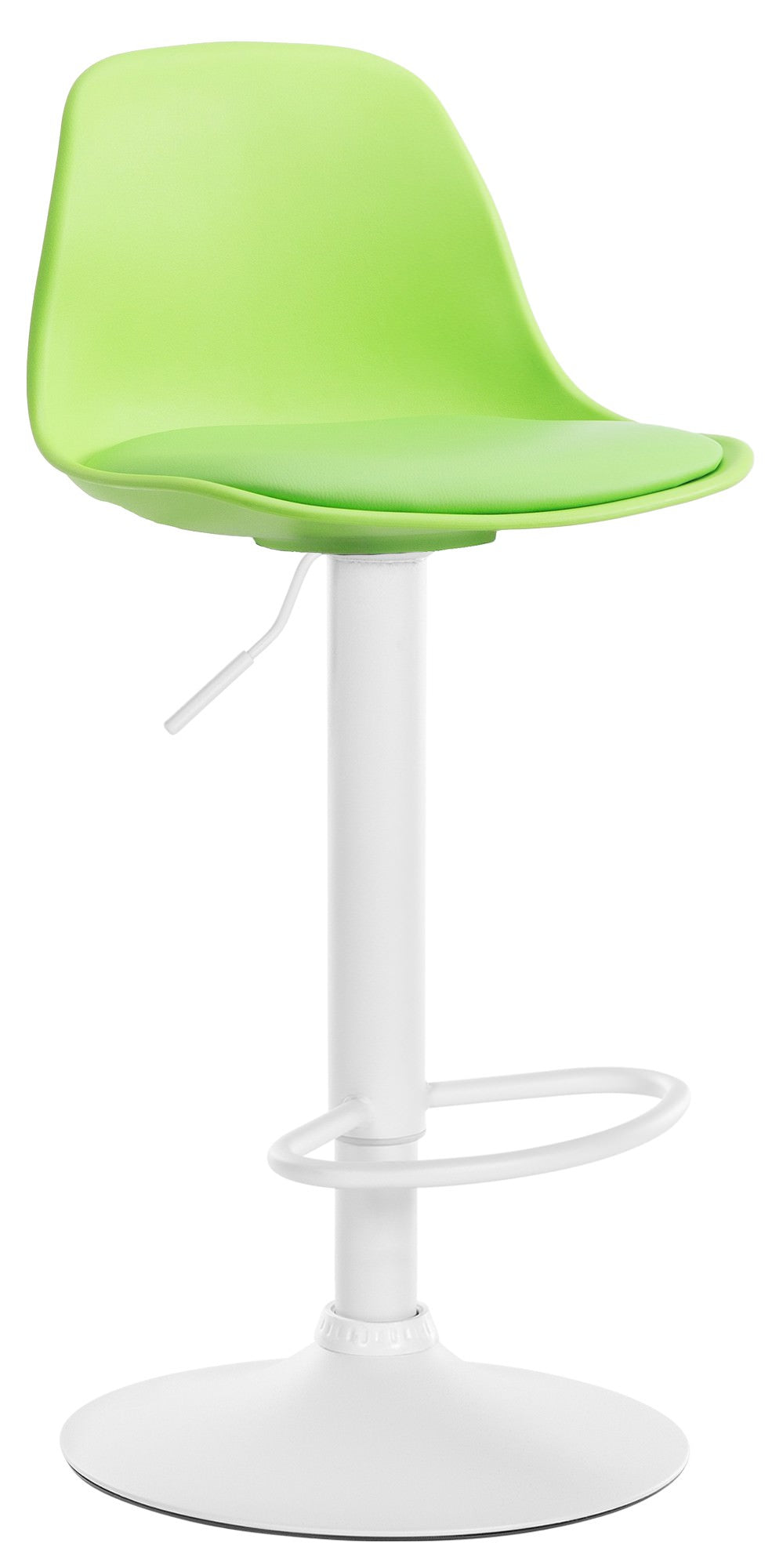 Barhocker Kiel Kunstleder wei� - gr�n