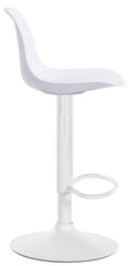 Barhocker Kiel Kunstleder wei� - wei�