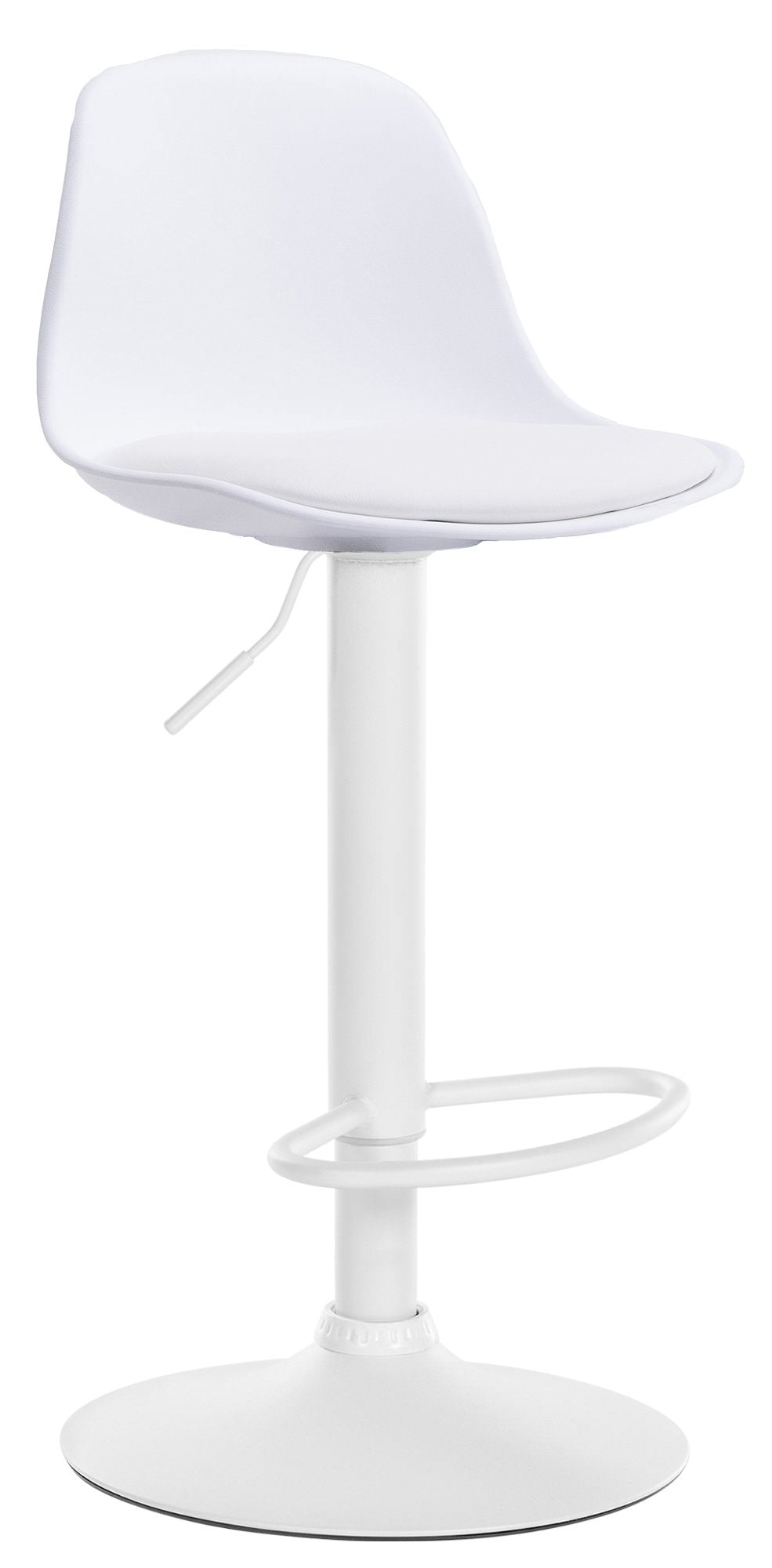 Barhocker Kiel Kunstleder wei� - wei�
