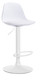 Barhocker Kiel Kunstleder wei� - wei�