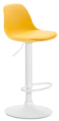 Barhocker Kiel Kunstleder wei� - gelb