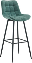 Barhocker Dartford Stoff - gr�n