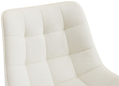 Barhocker Dartford Samt - creme