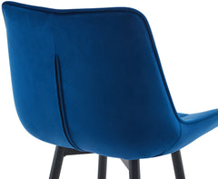 Barhocker Dartford Samt - blau