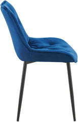 Esszimmerstuhl Wallace Samt - blau