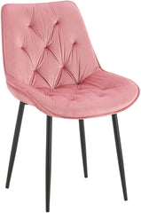 Esszimmerstuhl Wallace Samt - rosa