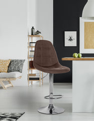 Barhocker Elmore Stoff C - braun