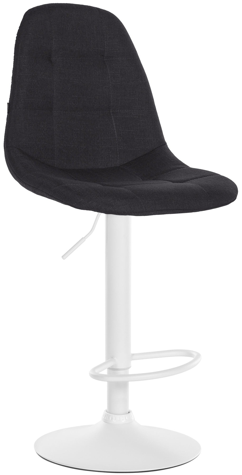 Barhocker Elmore Stoff W - schwarz