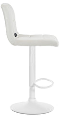 2er Set Barhocker Peru Samt wei� - creme