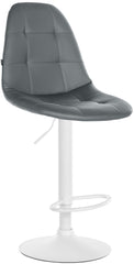 Barhocker Elmore Kunstleder W - grau