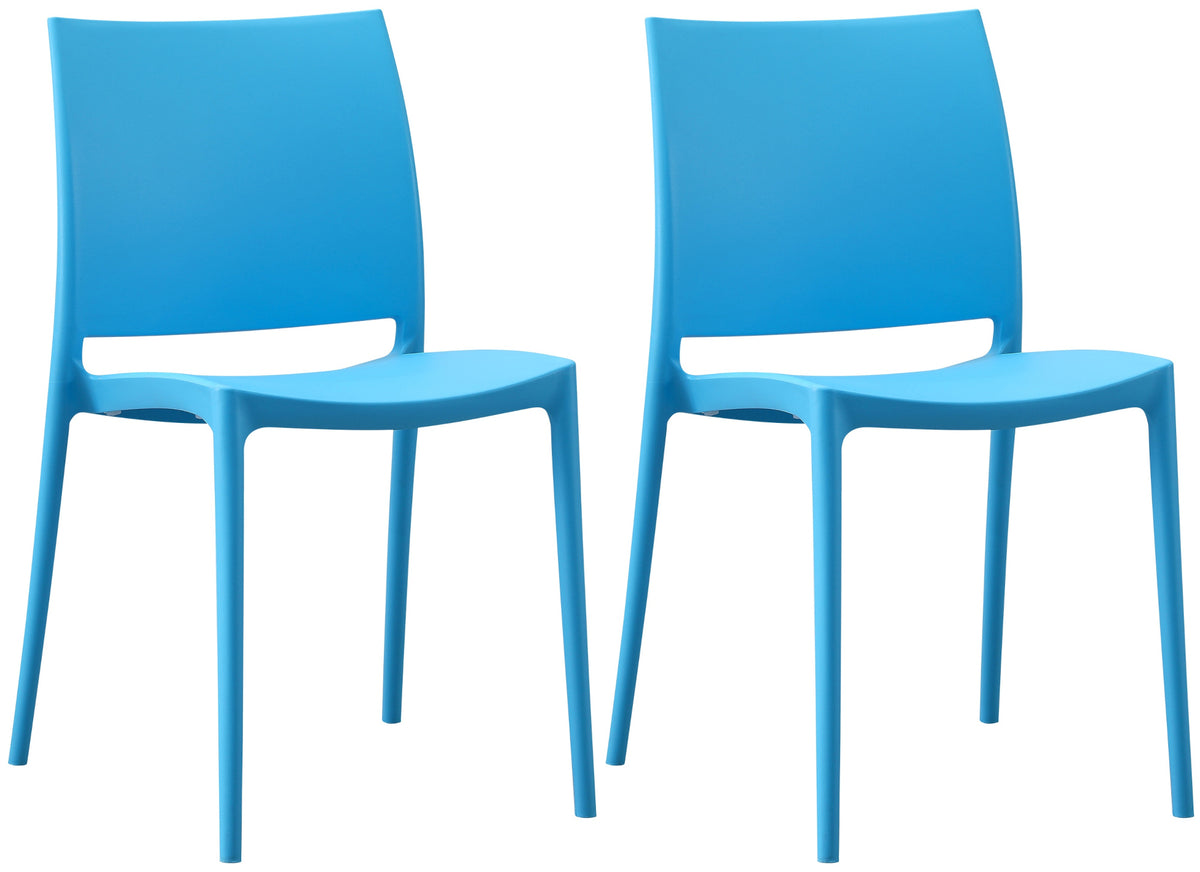 2er Set Stuhl Meton - blau