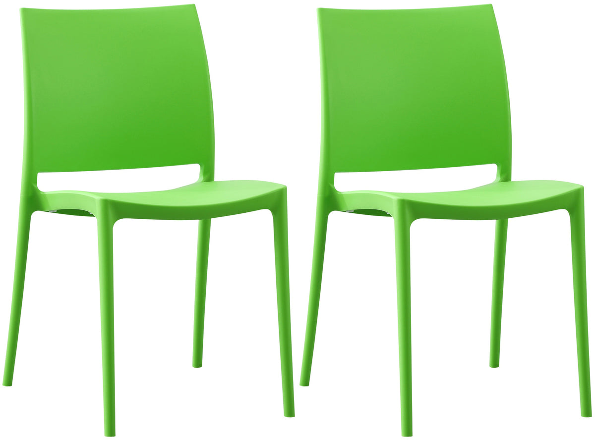 2er Set Stuhl Meton - grün