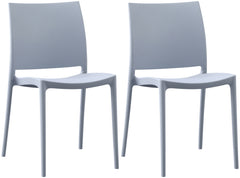 2er Set Stuhl Meton - hellgrau