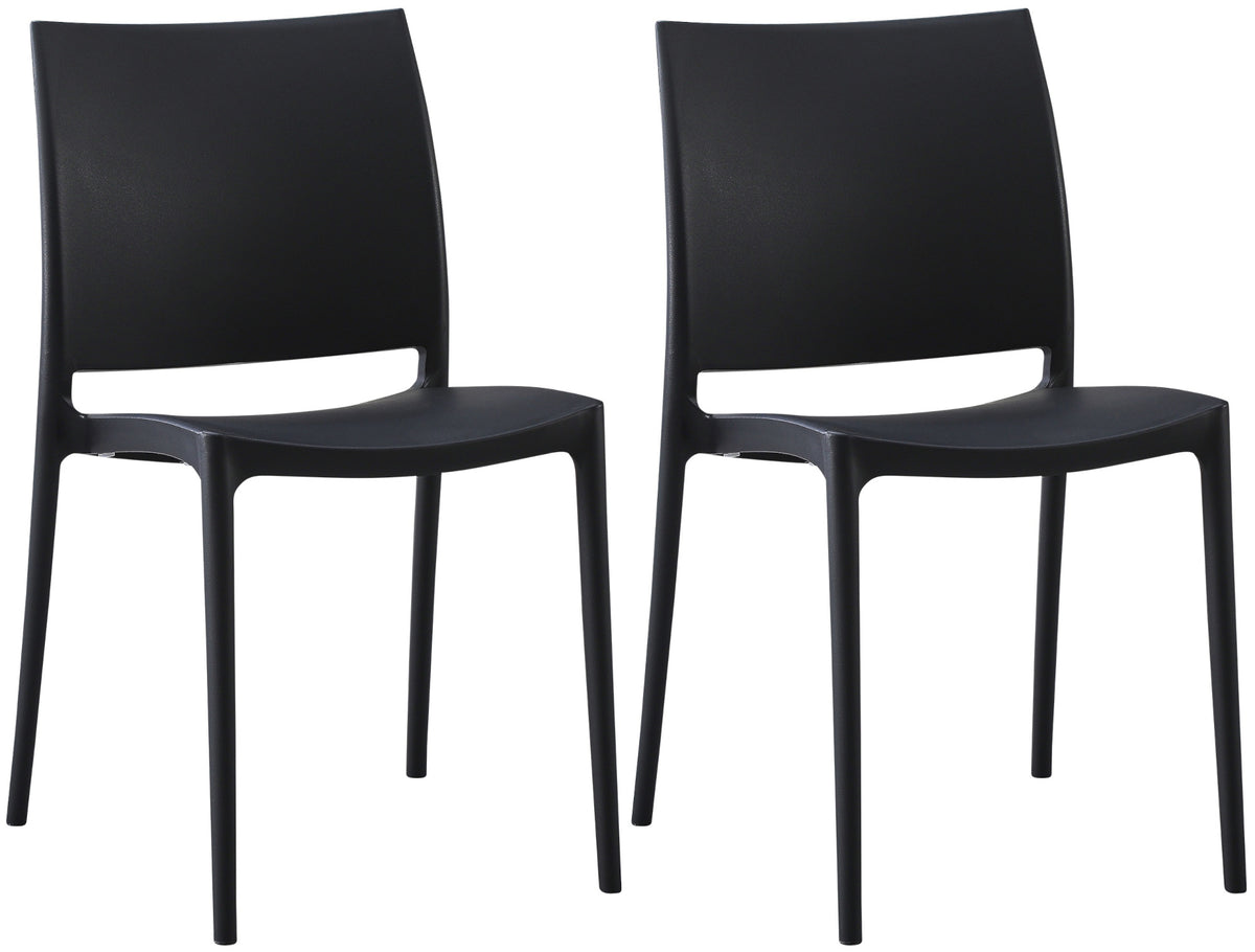 2er Set Stuhl Meton - schwarz