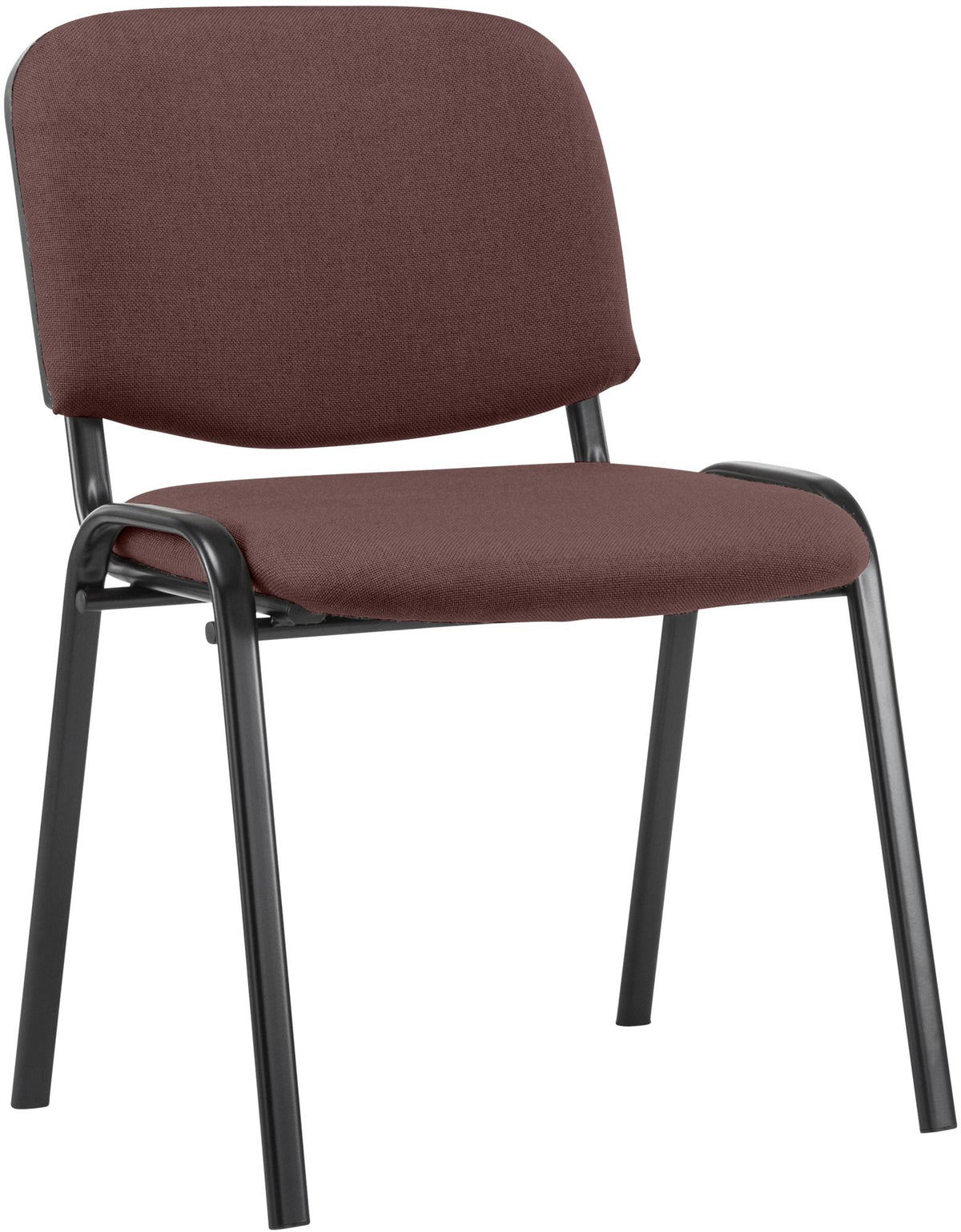 Besucherstuhl Ken Stoff - braun