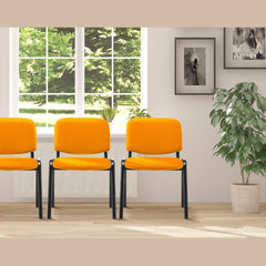 Besucherstuhl Ken Stoff - orange