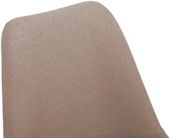Stuhl Maverick B Stoff - taupe